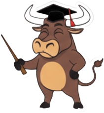 The MBA Bull teaching with a pointer